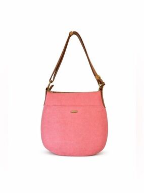 Eric Javits Women's Flamingo Pink Coral Woven Shoulder Bag Handbag